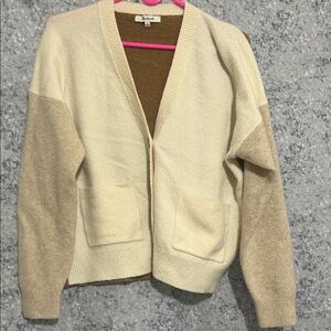Madewell Colorblock Cardigan Sweater